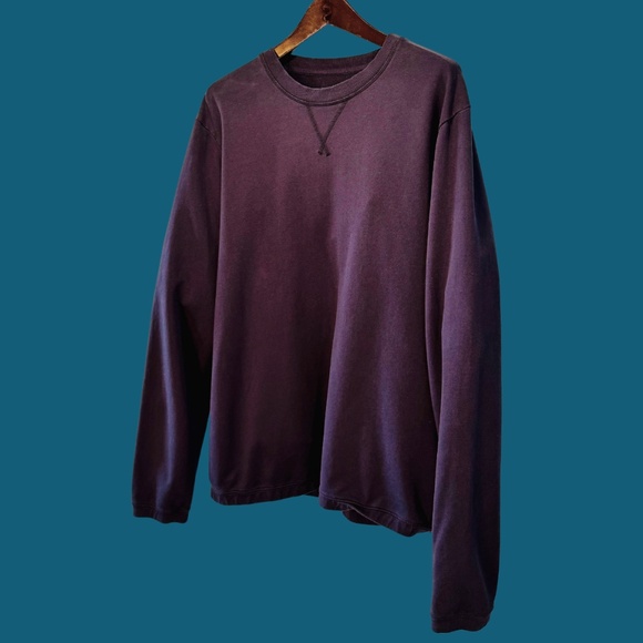 PAIGE Men's Jaxton French Terry Long-Sleeve Sweatshirt in Night Cap - 2XL - Picture 7 of 16